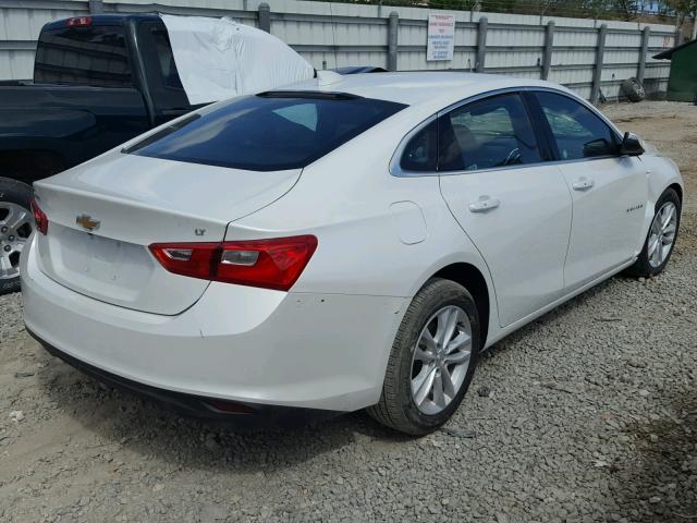 1G1ZE5ST8HF200316 - 2017 CHEVROLET MALIBU LT WHITE photo 4