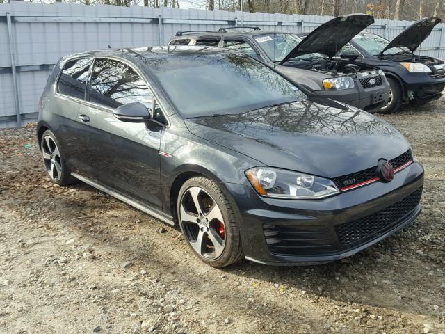 3VWYT7AU5FM072223 - 2015 VOLKSWAGEN GTI BLACK photo 1