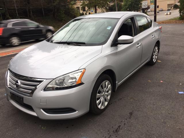 3N1AB7AP1FY218484 - 2015 NISSAN SENTRA S GRAY photo 2