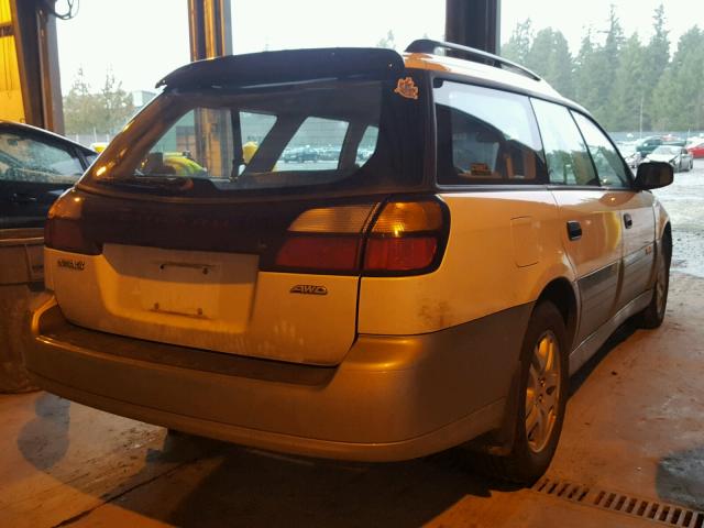 4S3BH665127666060 - 2002 SUBARU LEGACY OUT WHITE photo 4