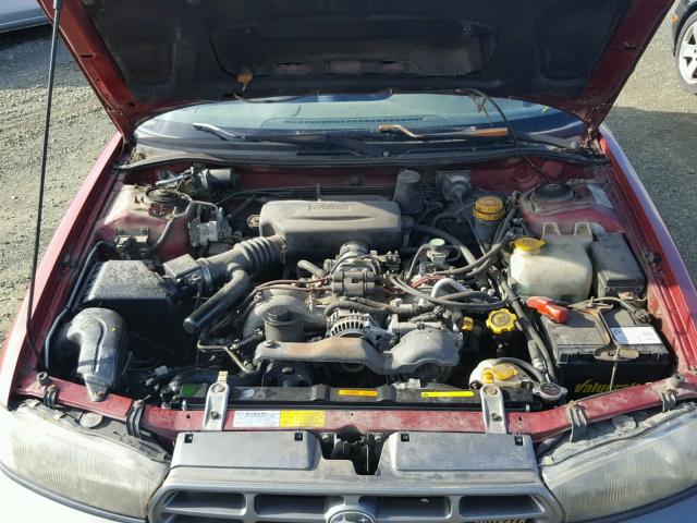 4S3BG6852V7642385 - 1997 SUBARU LEGACY OUT BURGUNDY photo 7