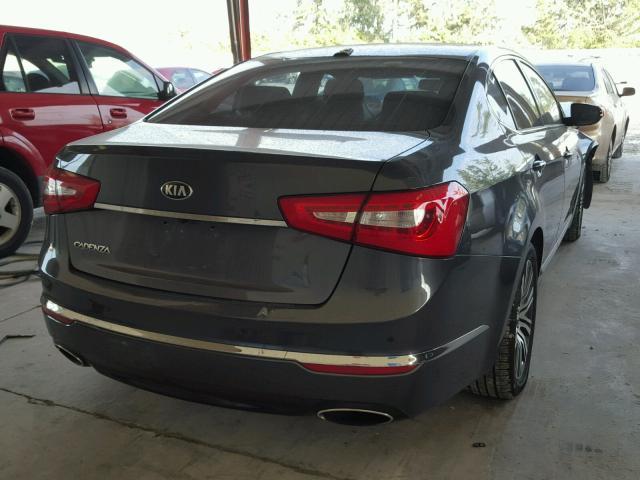 KNALN4D75F5182252 - 2015 KIA CADENZA PR CHARCOAL photo 4