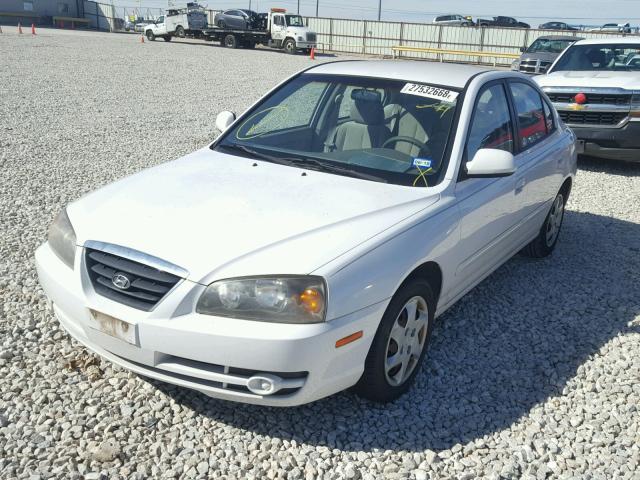 KMHDN46D96U362894 - 2006 HYUNDAI ELANTRA GL WHITE photo 2