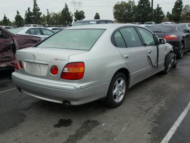 JT8BH68X2Y0023232 - 2000 LEXUS GS 400 SILVER photo 4