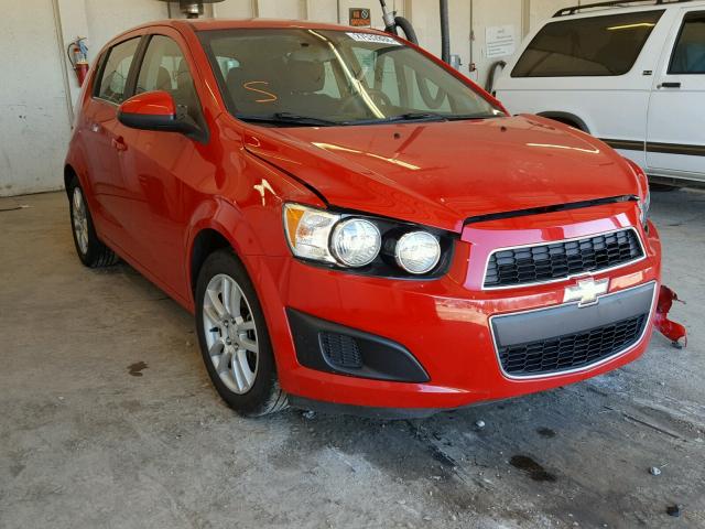 1G1JC6SH5D4123494 - 2013 CHEVROLET SONIC LT RED photo 1