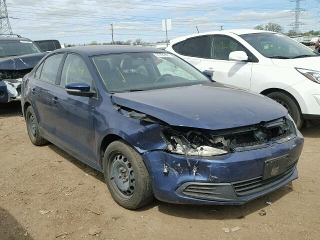 3VWD17AJ4EM299489 - 2014 VOLKSWAGEN JETTA BLUE photo 1