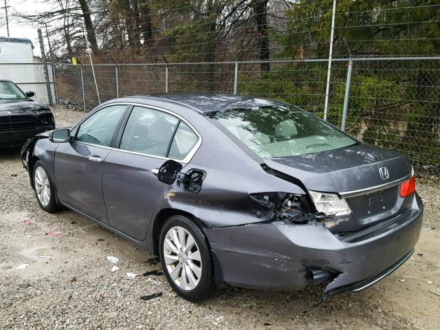 1HGCR2F77DA197513 - 2013 HONDA ACCORD EX GRAY photo 3