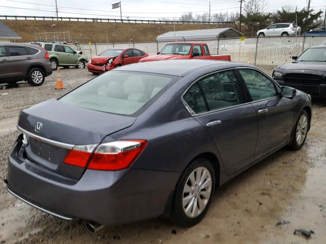 1HGCR2F77DA197513 - 2013 HONDA ACCORD EX GRAY photo 4