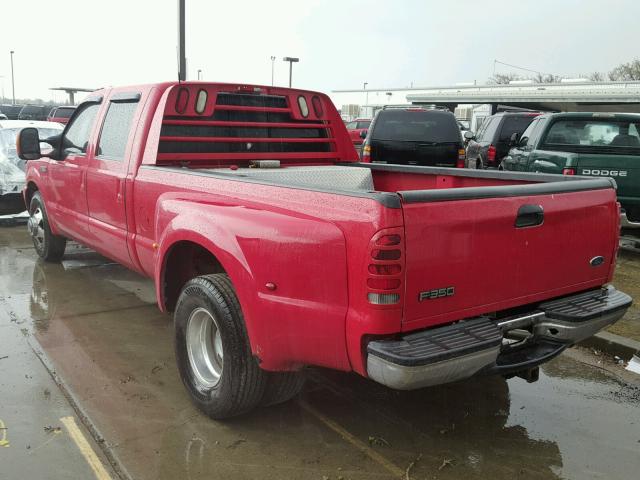 1FTWW32F2XEA29086 - 1999 FORD F350 SUPER RED photo 3