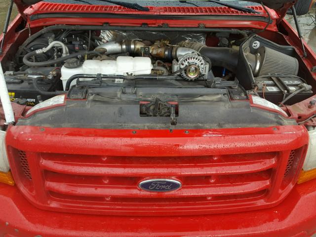 1FTWW32F2XEA29086 - 1999 FORD F350 SUPER RED photo 7