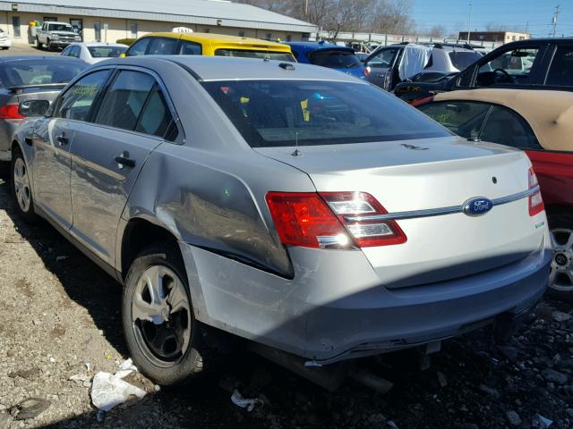 1FAHP2M89DG198221 - 2013 FORD TAURUS POL SILVER photo 3