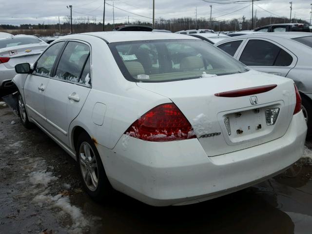 JHMCM56387C017653 - 2007 HONDA ACCORD SE WHITE photo 3