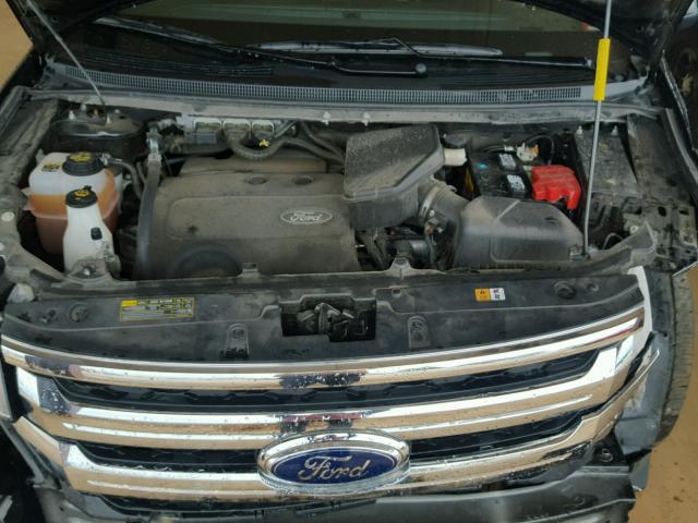 2FMDK3JC5DBC95098 - 2013 FORD EDGE SEL BLACK photo 7