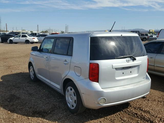 JTLKE50E991063127 - 2009 TOYOTA SCION XB ვერცხლისფერი ფოტო 3