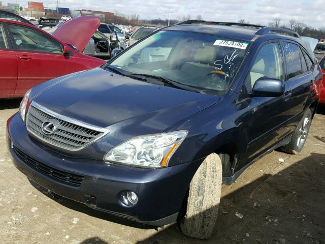 JTJGW31U060003857 - 2006 LEXUS RX 400 BLUE photo 2