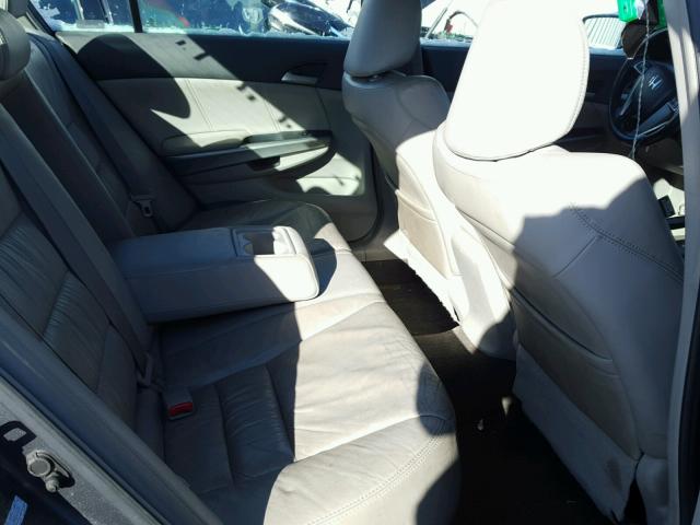 1HGCP36848A026597 - 2008 HONDA ACCORD EXL GRAY photo 6