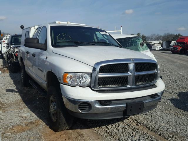 3D7KU28D44G177609 - 2004 DODGE RAM 2500 S WHITE photo 1