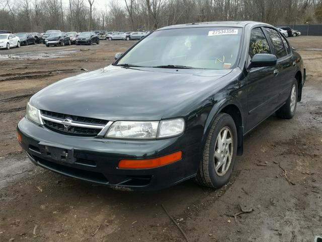 JN1CA21A6XT704535 - 1999 NISSAN MAXIMA GLE GREEN photo 2