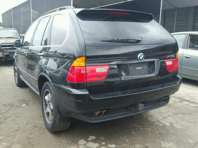 WBAFB33511LH24597 - 2001 BMW X5 4.4I BLACK photo 3