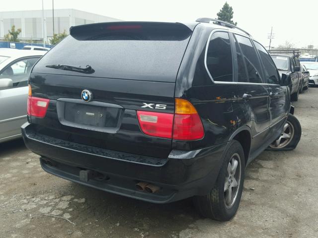 WBAFB33511LH24597 - 2001 BMW X5 4.4I BLACK photo 4