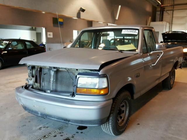 2FTDF15Y6PCA71923 - 1993 FORD F150 SILVER photo 2