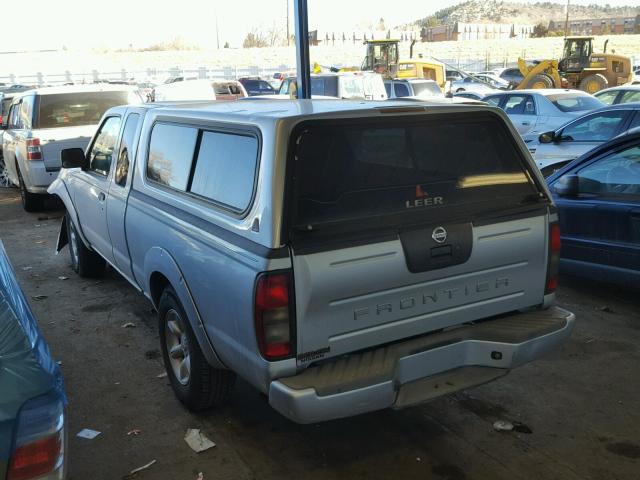 1N6DD26T83C449252 - 2003 NISSAN FRONTIER K SILVER photo 3