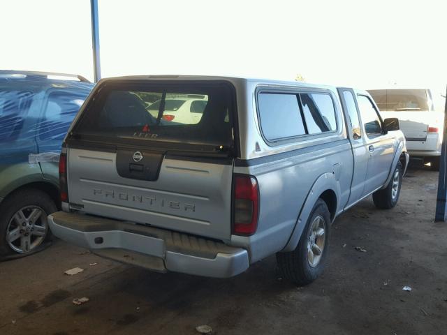 1N6DD26T83C449252 - 2003 NISSAN FRONTIER K SILVER photo 4