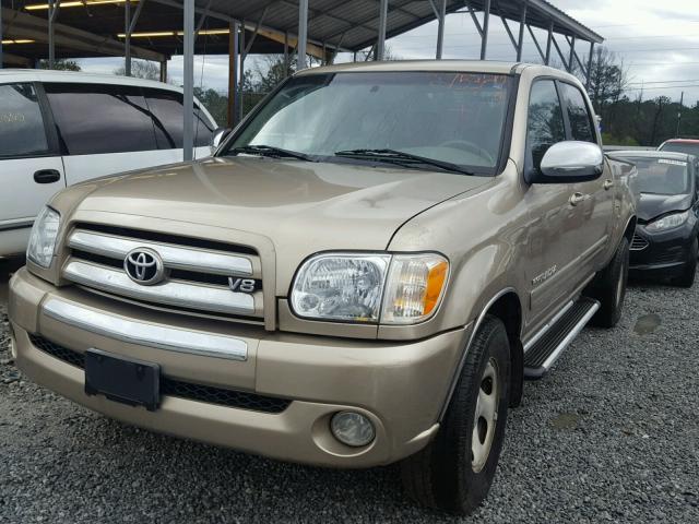 5TBET34116S553417 - 2006 TOYOTA TUNDRA DOU BEIGE photo 2