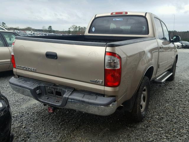 5TBET34116S553417 - 2006 TOYOTA TUNDRA DOU BEIGE photo 4