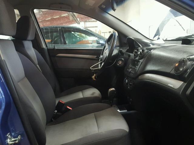 KL1TD66E49B320275 - 2009 CHEVROLET AVEO LS 蓝色 照片 5