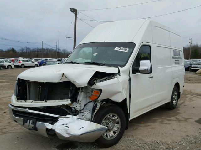 1N6BF0LYXEN108240 - 2014 NISSAN NV 2500 WHITE photo 2