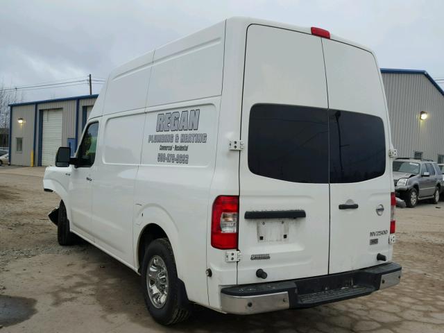 1N6BF0LYXEN108240 - 2014 NISSAN NV 2500 WHITE photo 3