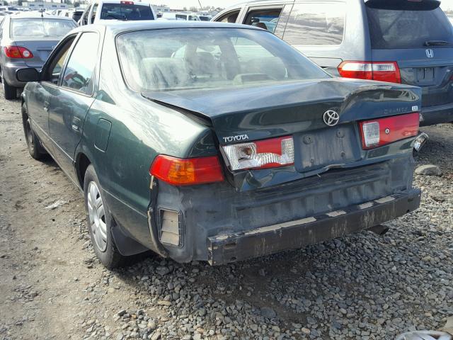 4T1BG22K81U099462 - 2001 TOYOTA CAMRY CE GREEN photo 3