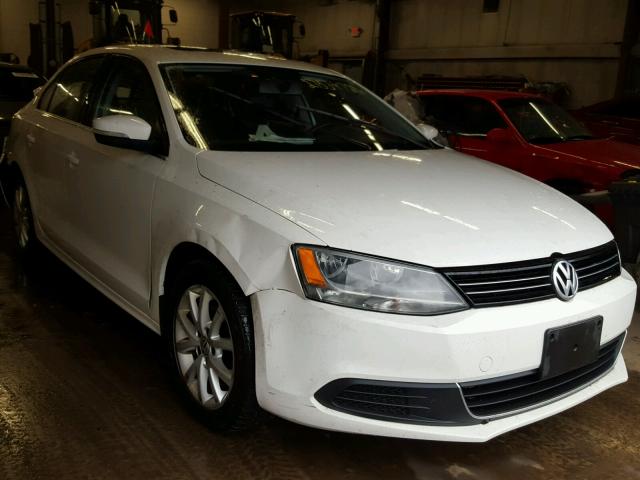 3VWBP7AJ1DM225306 - 2013 VOLKSWAGEN JETTA SE WHITE photo 1