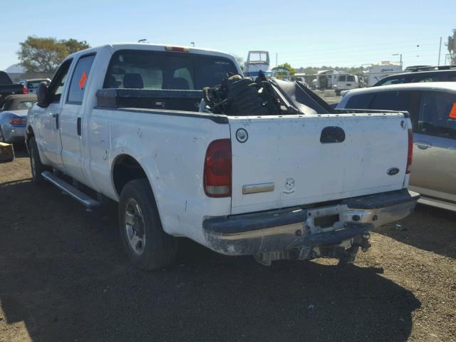 1FTSW20Y25EA00360 - 2005 FORD F250 SUPER WHITE photo 3