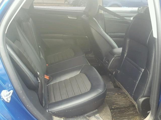 3FA6P0H71JR109212 - 2018 FORD FUSION SE أزرق صورة 6