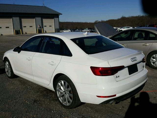 WAUANAF45HN024151 - 2017 AUDI A4 PREMIUM WHITE photo 3