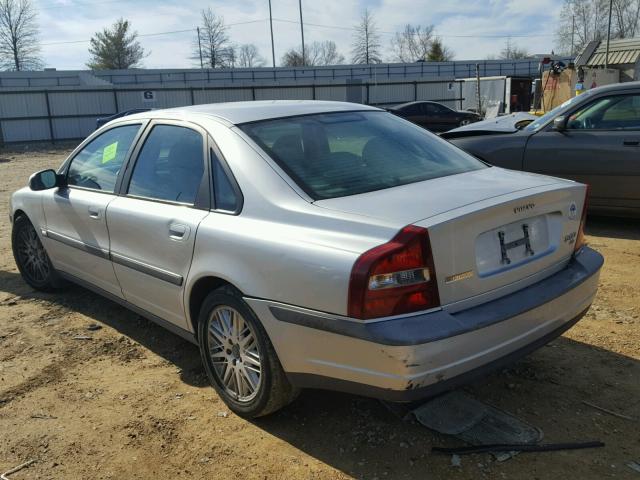 YV1TS94D711207953 - 2001 VOLVO S80 SILVER photo 3