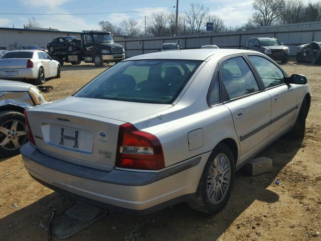 YV1TS94D711207953 - 2001 VOLVO S80 SILVER photo 4