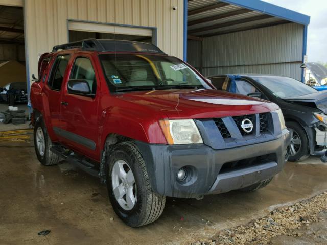 5N1AN08W55C629916 - 2005 NISSAN XTERRA OFF RED photo 1