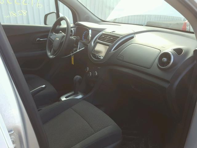 3GNCJNSB8GL262939 - 2016 CHEVROLET TRAX LS SILVER photo 5