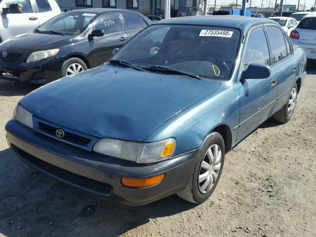 1NXBB02E4TZ499115 - 1996 TOYOTA COROLLA DX GREEN photo 2