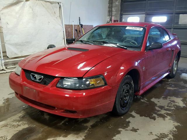 1FAFP40481F175441 - 2001 FORD MUSTANG RED photo 2