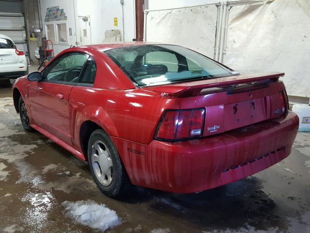 1FAFP40481F175441 - 2001 FORD MUSTANG RED photo 3