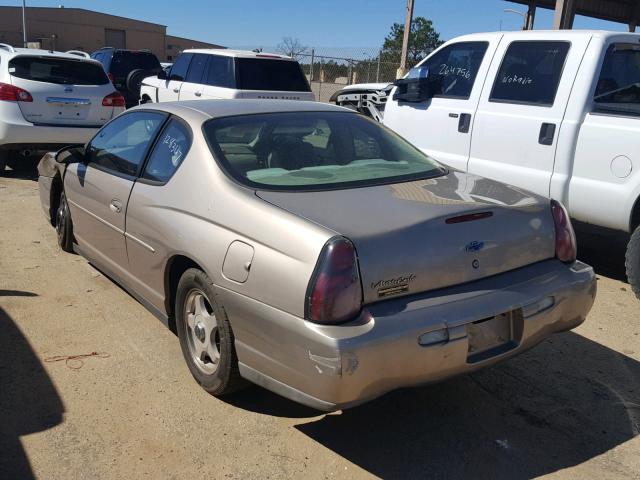 2G1WW12E539102565 - 2003 CHEVROLET MONTE CARL 棕色 照片 3