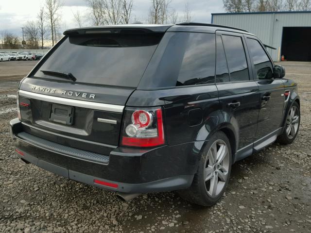 SALSH2E40DA765744 - 2013 LAND ROVER RANGE ROVE BLACK photo 4