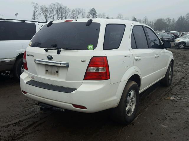 KNDJD736275704926 - 2007 KIA SORENTO EX WHITE photo 4