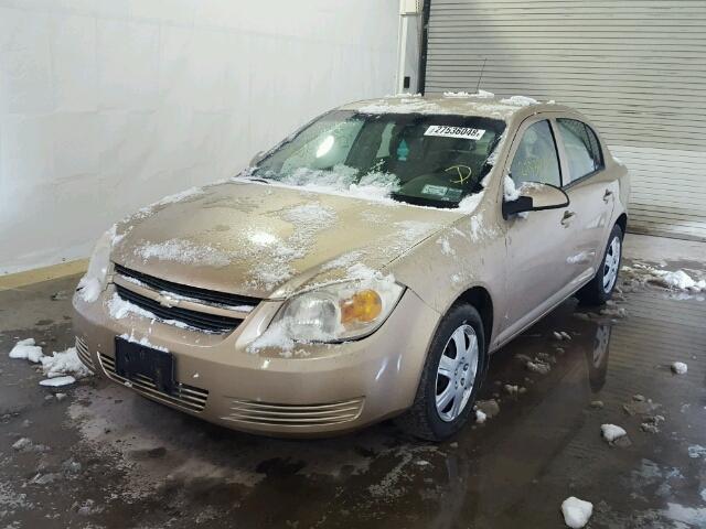 1G1AL55F677374323 - 2007 CHEVROLET COBALT LT GOLD photo 2