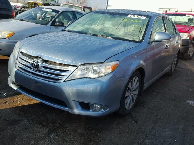 4T1BK3DB3BU380670 - 2011 TOYOTA AVALON BAS BLUE photo 2