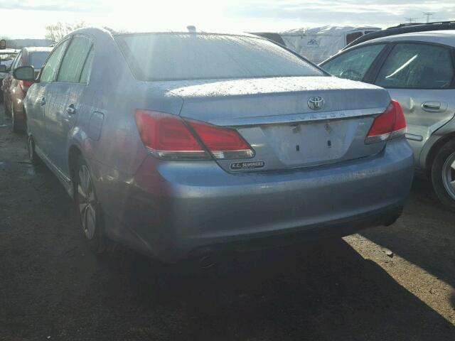 4T1BK3DB3BU380670 - 2011 TOYOTA AVALON BAS BLUE photo 3